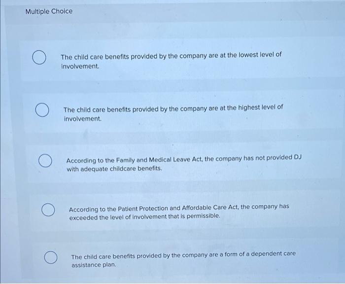 Karla is a new mom. Her company helps her and