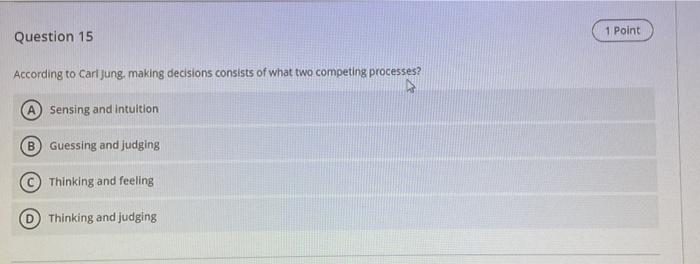 flexible scheduling Question 13 1 Point A problem