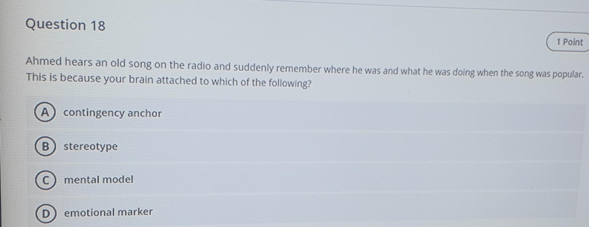 solve fast plzzzz and all 1718 Question 17 Which