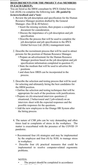 IPEX Global Services Ltd. (IGSL) is a Business