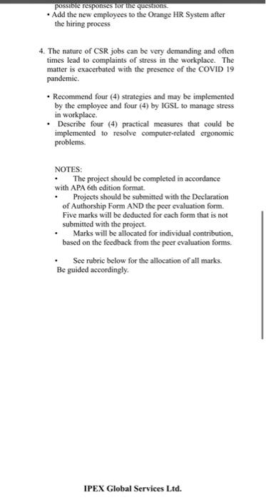 IPEX Global Services Ltd. (IGSL) is a Business