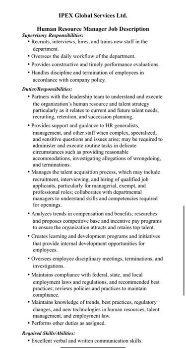 IPEX Global Services Ltd. (IGSL) is a Business