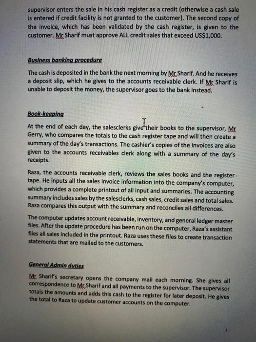 CASE STUDY THE QUESTIONS:- .. QUESTION 1 Define