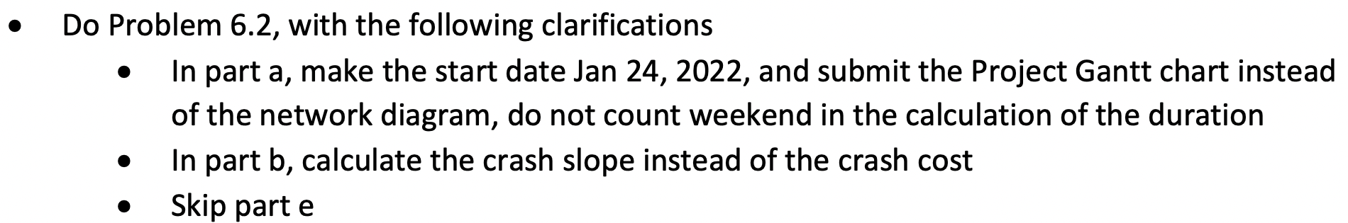 Can you answer this project management problem