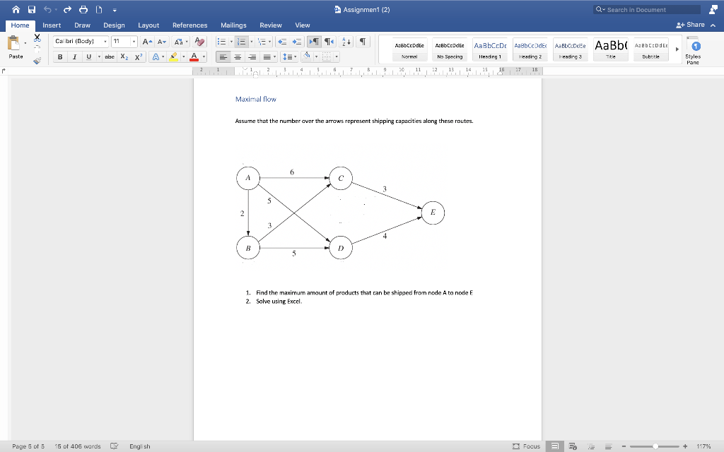 SOLVE THIS QUESTION USING EXCEL. USE A WAY