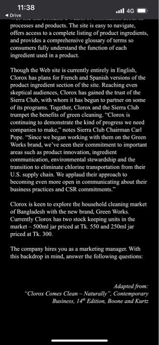 Please read the case study and answer the