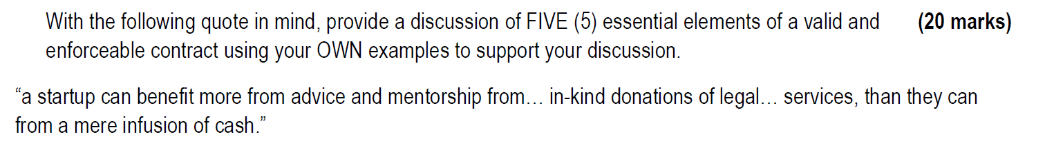 The below is a 20 mark question please can you