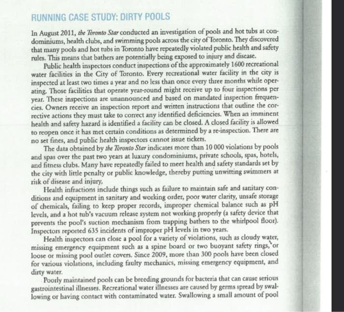 ans the questions using given case study Review