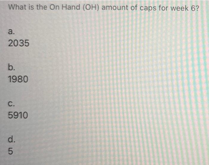 min Large Item OH Lot size or LT Time Work- Small