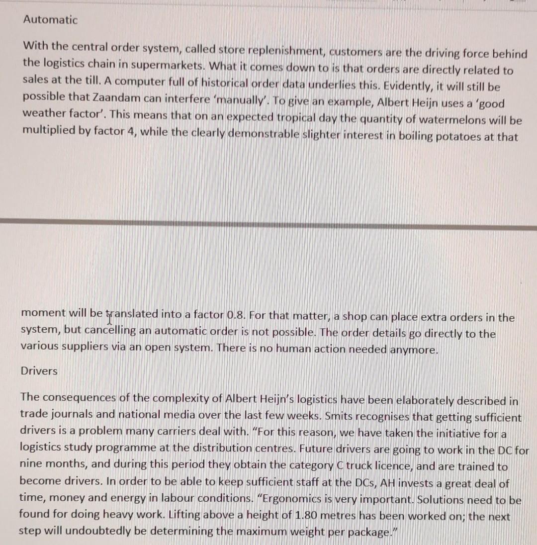 Please read the article then provide a unique