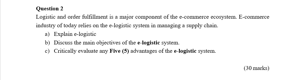 With citations and References please Question 2