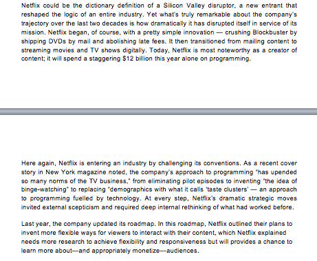 CASE STUDY: Please read the following case study