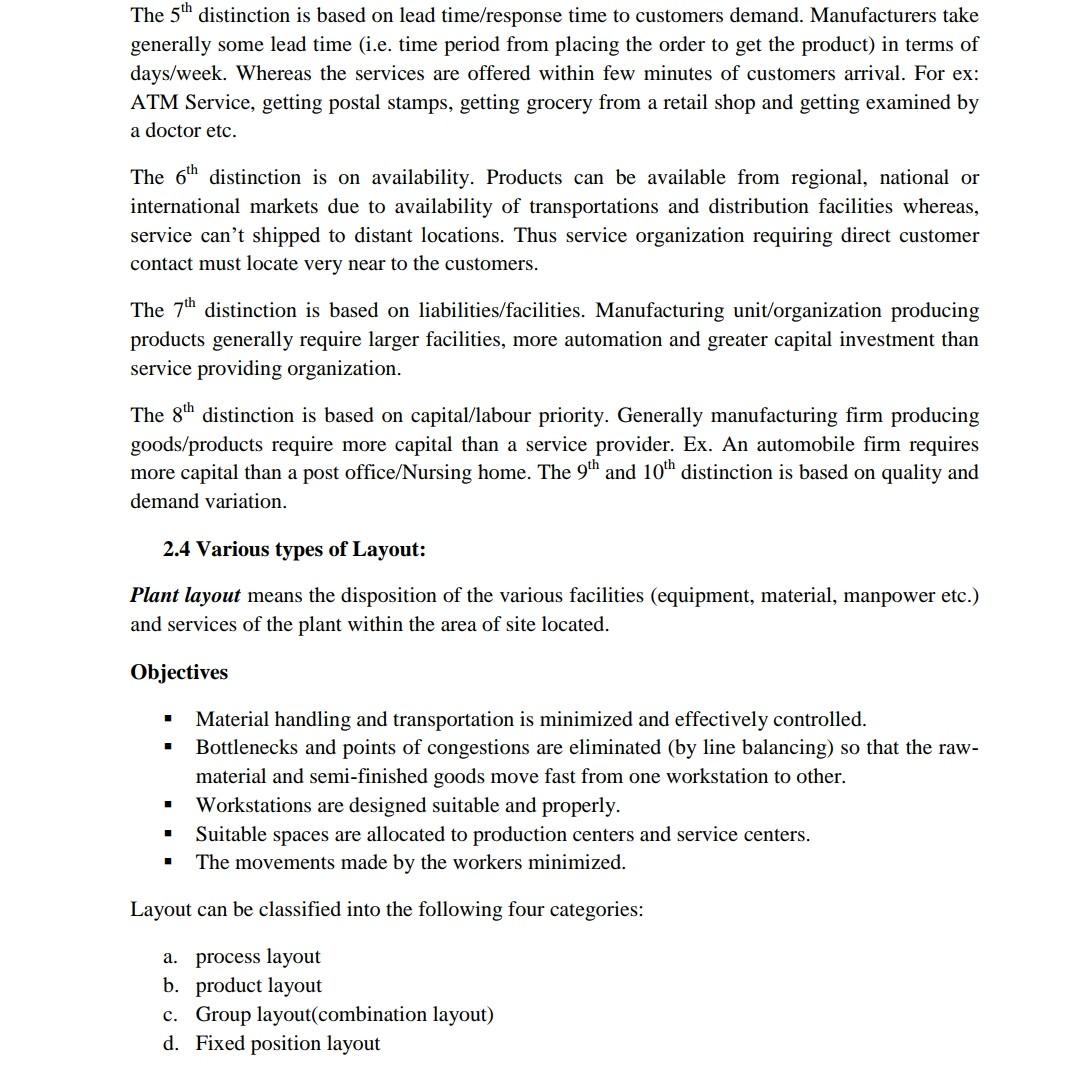 Operation Management Question : Hello, there....