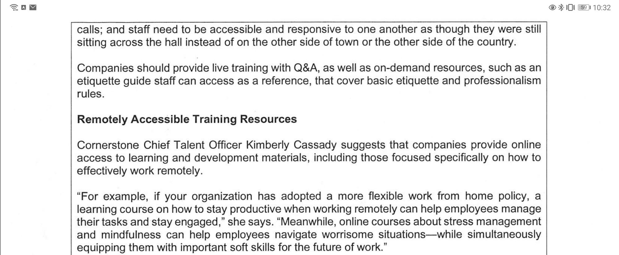 Training Employees to Effectively Work from Home