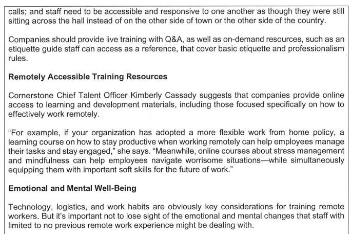 SECTION B: NEWS ARTICLE (20 Marks) There are