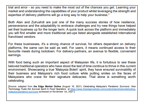 Celebrating Malaysia's Pandemic Survivors: How