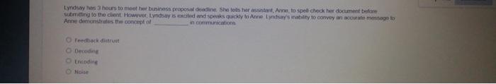 Lyndsy 3 hours to meet her business proposal