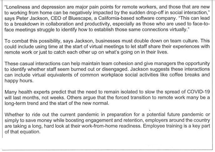 SECTION B: NEWS ARTICLE (20 Marks) There are