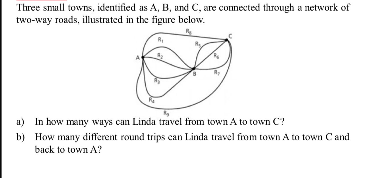 Answer clearly please Three small towns,