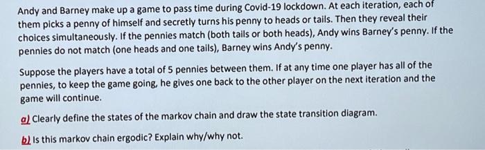 Andy and Barney make up a game to pass time