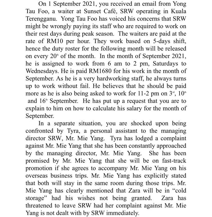 quetion : 1.) required to analyse a case study on