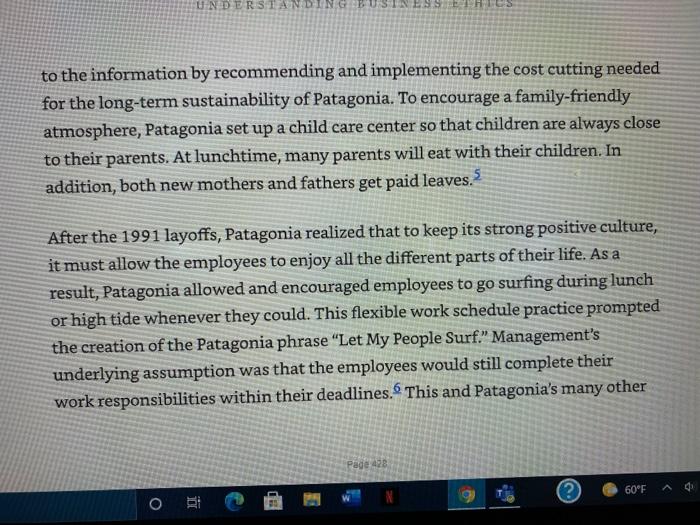 Compare and contrast management decisions made in