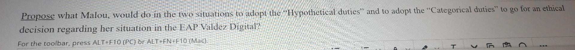 points Case Study: The Boss's Decision Malou