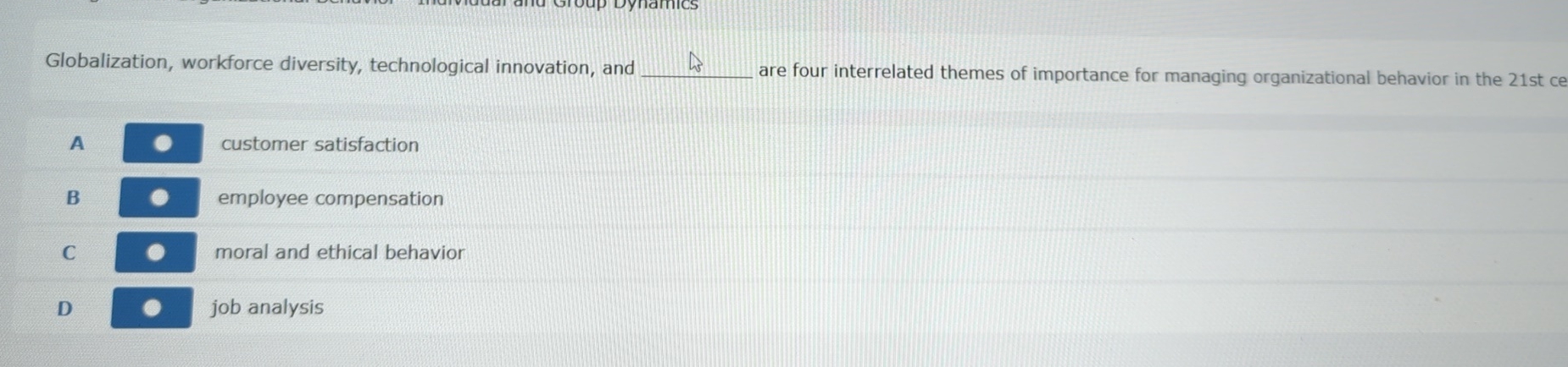 Globalization, workforce diversity, technological