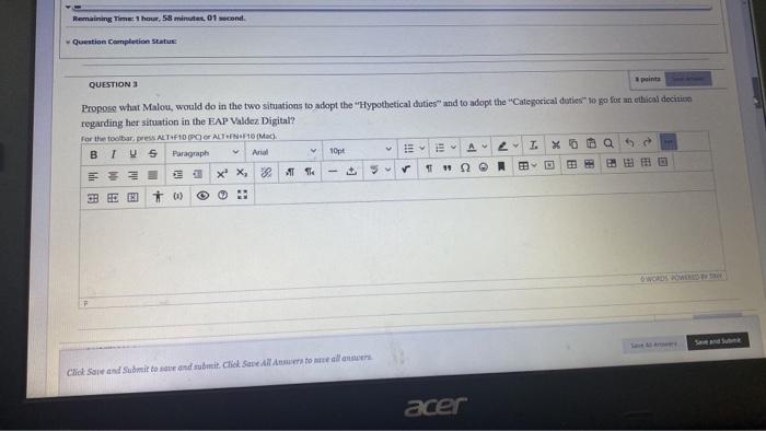 please quickly QUESTION 2 61 Explain in brief