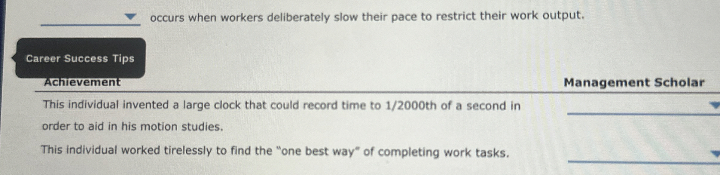 q , occurs when workers deliberately slow their