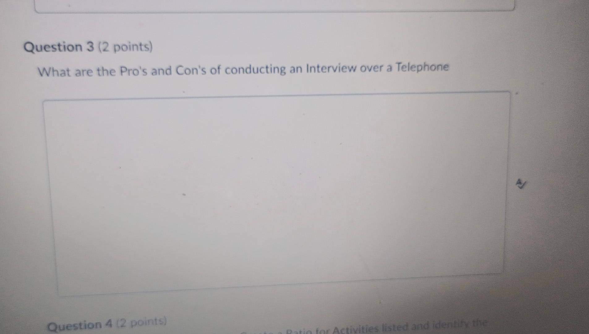 answer of the question quickly please Question 1