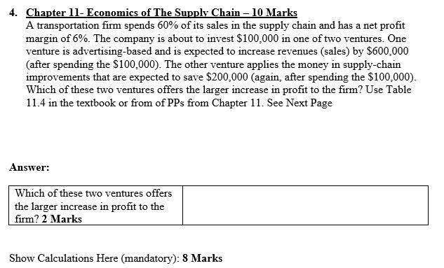 1. Chapter 7 - Crossover Charts - 10 Marks