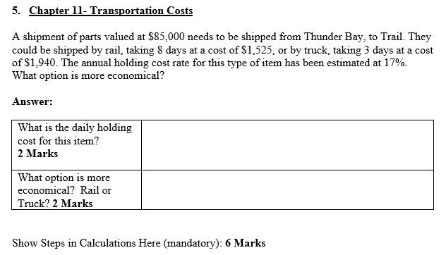 1. Chapter 7 - Crossover Charts - 10 Marks