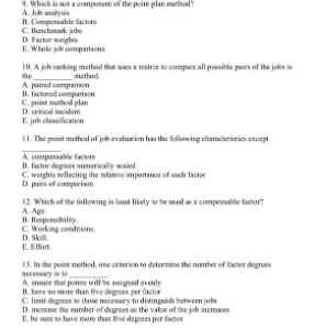I need the answers to the following MCQs