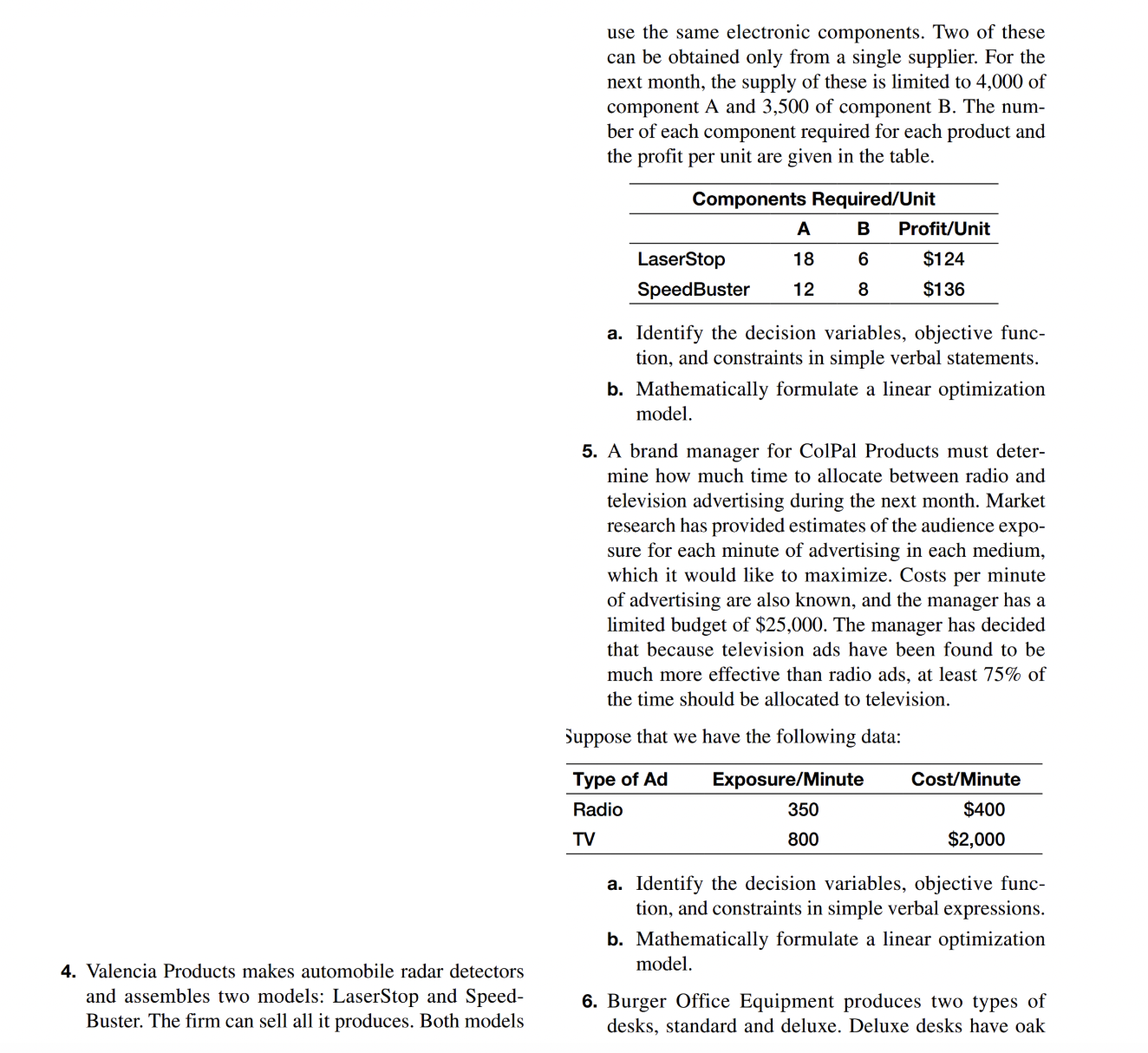 ! ! ! ! DO problems 4 - 1 0 using Excel and find