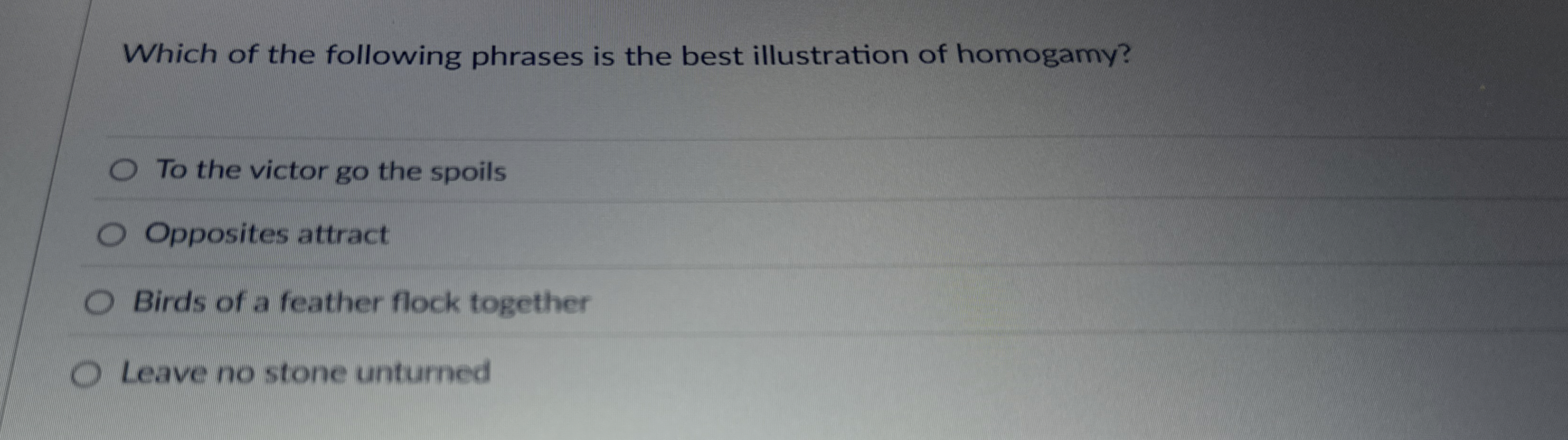 Which of the following phrases is the best