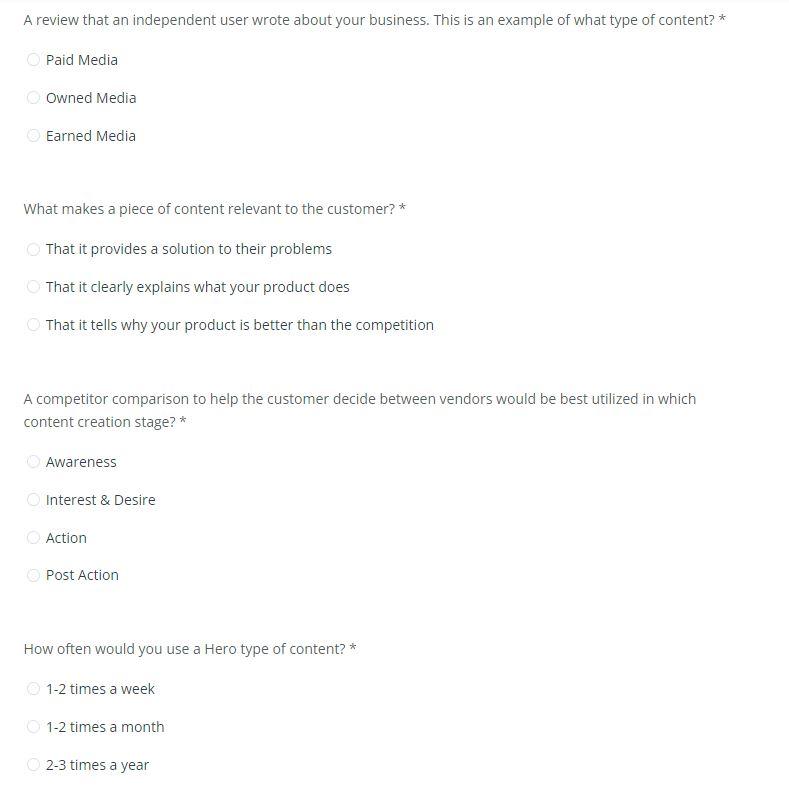 Please help me solve these marketing MCQs Thanks