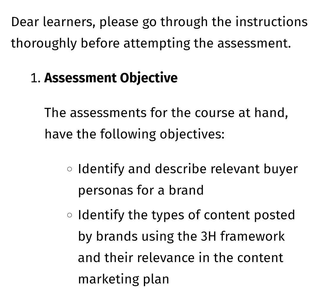 ASSIGNMENT - 9 MARKS GUIDELINES Identify and
