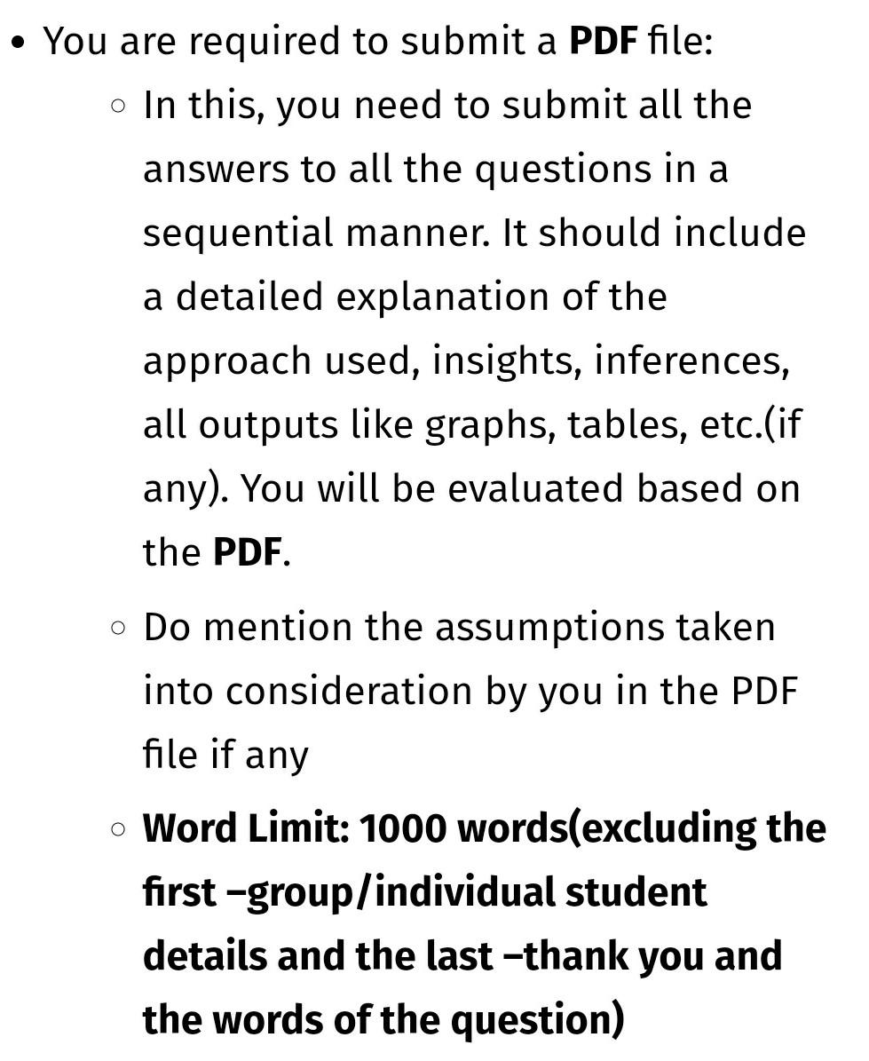 ASSIGNMENT - 9 MARKS GUIDELINES Identify and