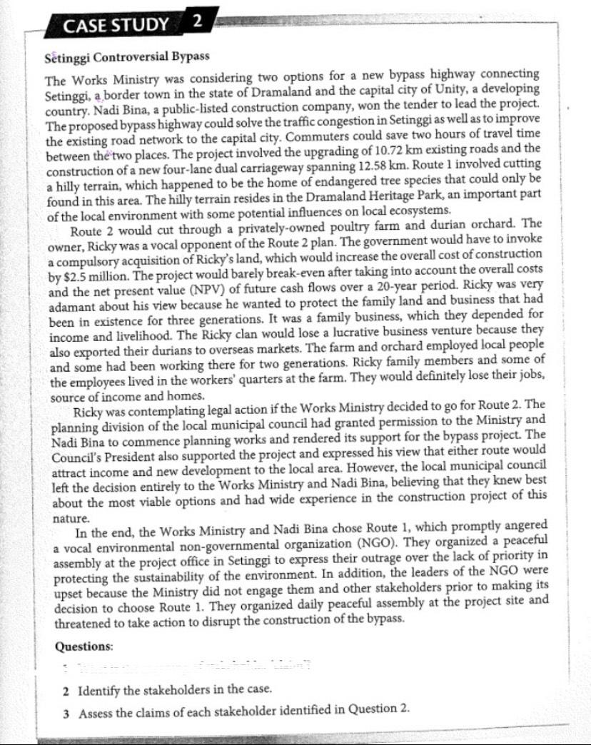 please provide answer for question 3, tq CASE