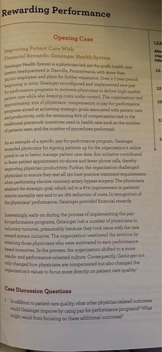 Please answer case discussion questions 1-5.