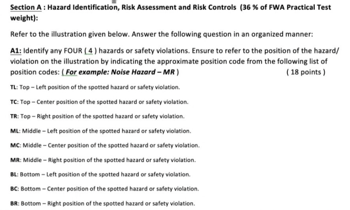 This course related to health and safety. m