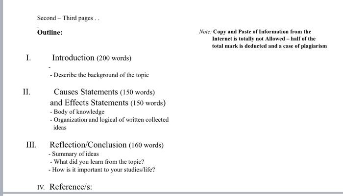 The topic should be about EFFECT OF HATE SPEECH