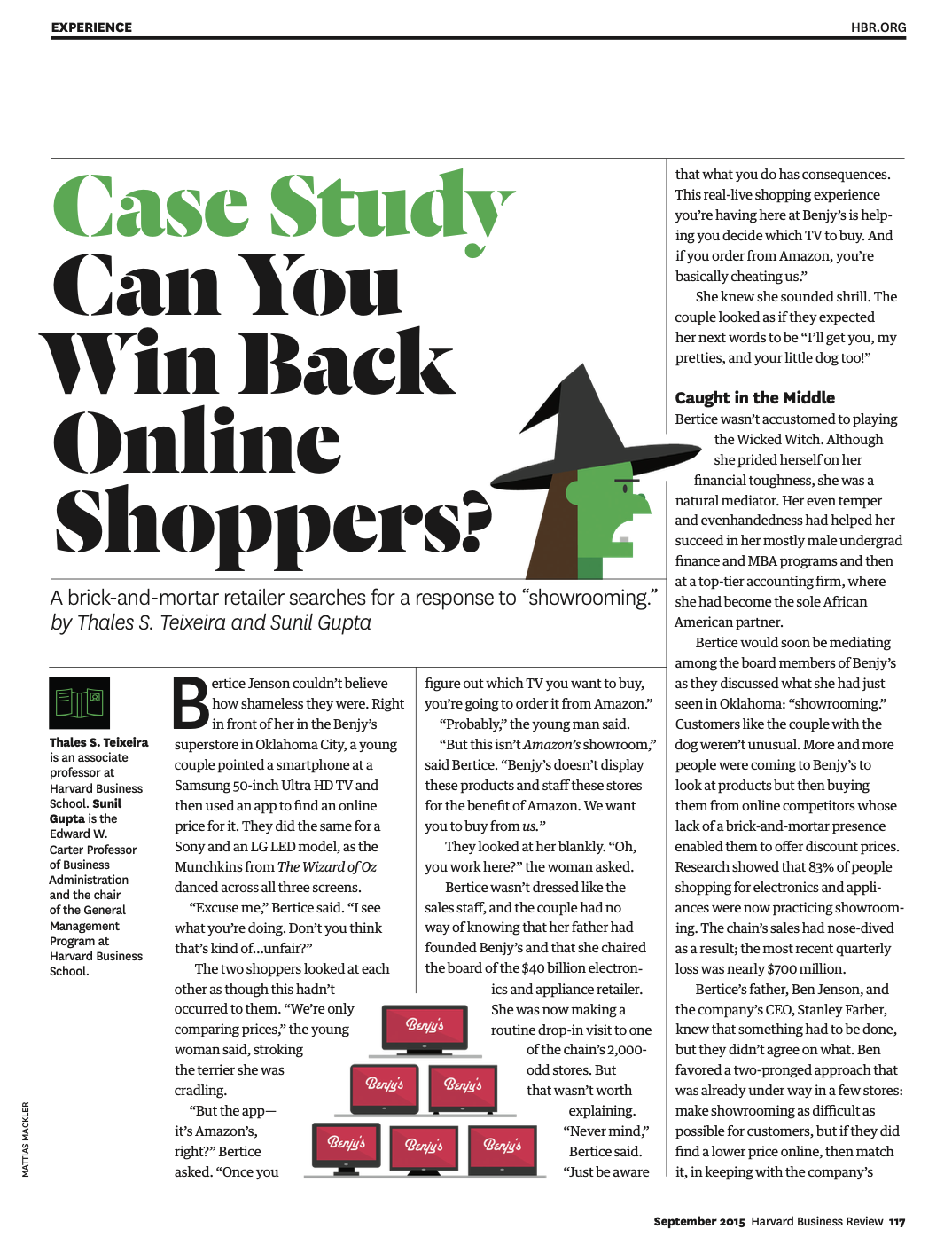 Based on the case study Can You Win Back Online