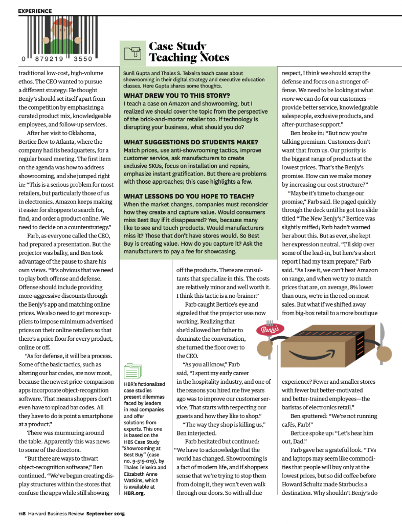 Based on the case study Can You Win Back Online