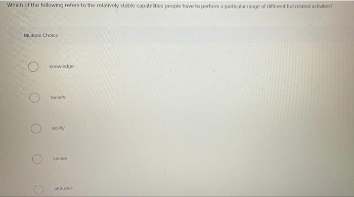 Which of the following refers to the relatively