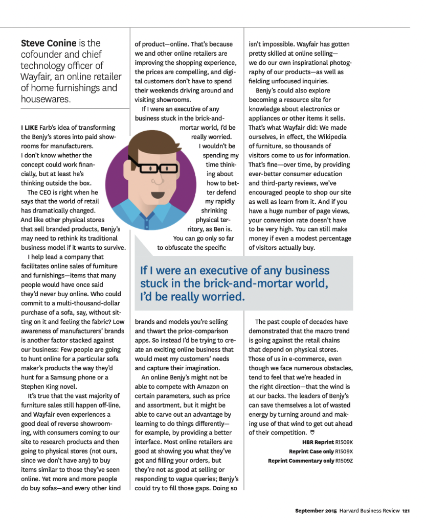 Based on the case study Can You Win Back Online