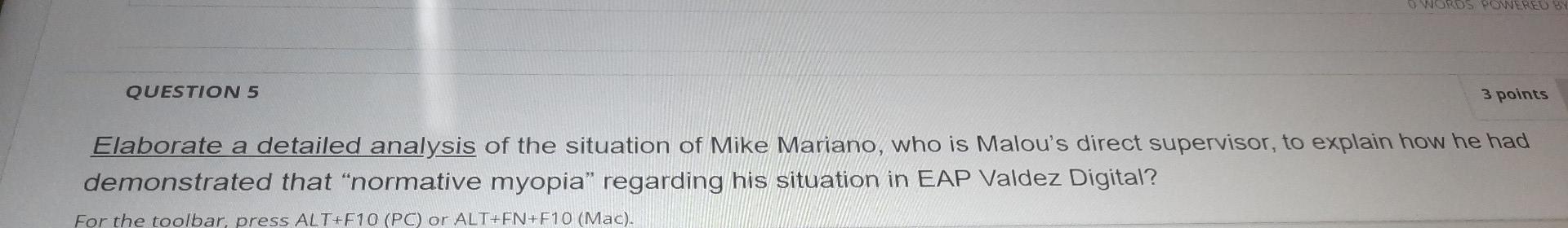 Case Study: The Boss's Decision Malou recently