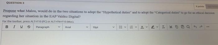 int Case Study: The Boss's Decision Malou