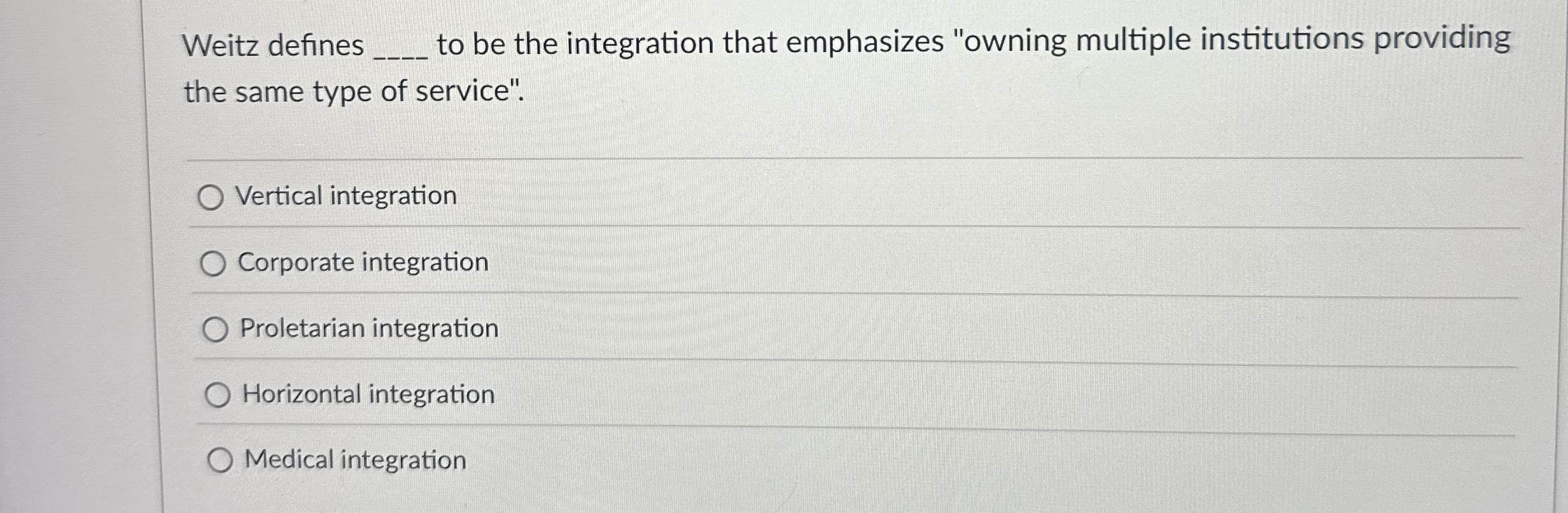 Weitz defines q , to be the integration that